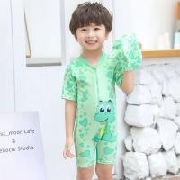 ราคา LANBAO ชุดว่ายน้ำเด็กชายโต 5xl ชุดเที่ยวทะเล ช เซ็ตชุดว่ายน้ำกันแดดแบบแห้งไวสำหรับเด็กผู้ชาย ฟรีหมวกว่ายน้ำ ชุดว่ายน้ำเด็กชาย 10 ขวบ (18026151499)