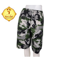 ราคา กางเกงขาสั้น ทรงขาสามส่วน ลายทหาร หัวเอวยางยืด 19 (19472681379)