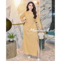 ราคา เดรสยาว ผ้าสตาร์ไลท์พรีเมี่ยม สุดหรูดีไซค์มาสำหรับสาวอวบโดยเฉพาะ ใหล่เบี่ยง แขนยาว เปิดใหล่ข้างเดียว เพิ่มดีเทลเจาะรูดช่วงเอวเก๋มาก พรางหน้าท้อง กระโปรงผ่าข้างทรงหางปลา สวยเป๊ะ (21296363918)