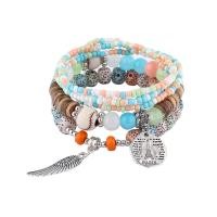 ราคา Boho ชุดสร้อยข้อมือลูกปัดข้าวหลากสีสำหรับผู้หญิงกำไลข้อมือแฟชั่นเครื่องประดับอัญมณีสำหรับปีกเสน่ห์หอไอเฟล (19760876385)