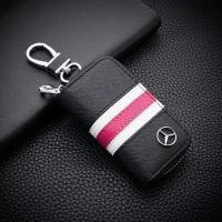 ราคา กระเป๋าหนังใส่ที่ใส่กุญแจรถซองหนังใส่เคสปลอกหุ้มพวงกุญแจกระเป๋าสตางค์สำหรับ Mercedes Benz A B C E S Class CLA GLB W168 W169 W177 W246 W203 W204 W205 W211 W221 W222 W164 (20768074924)