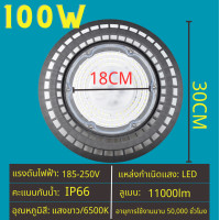ราคา โคมไฟกำลังวัตต์สูง LED High Bay UFO รุ่น AERO NAVIA ขนาด 100W 150W 200W แสงขาว โคมไฮเบย์ แสงขาว ความสว่างสูง (21211081303)