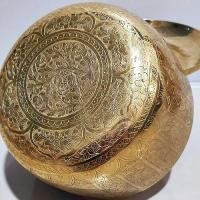 ราคา ขันพาน 8 นิ้ว ตอกลายมะลิในกลีบบัวหลวง พร้อมทัพพีตอกลาย ก้นขันตอกลายพฤกษากลางใบโพธิ์ (9130662287)