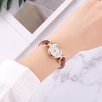 ราคา นาฬิกาข้อมือผู้หญิง หน้าปัดกลม มี 5 สี สไตล์วินเทจ มินิมอล นาฬิกาลำลอง (21176481722)