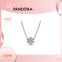 ราคา แพนดอร่า สร้อยคอจี้เกล็ดหิมะระยิบระยับ 925 ของขวัญเงินแฟนผู้หญิงสร้อยคอ Pandoraˉ Sparkling Snowflake Pendant Necklace Necklace 925 Silver Gift Girlfriend Womens Necklace (20286552267)