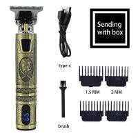 ราคา 2022 R Etro T9 Clipper ผมบ้านหน้าจอขนาดใหญ่จอแสดงผลดิจิตอล Clipper ผมไฟฟ้า USB ชาร์จ Clipper ผมมีดโกน (15071480726)