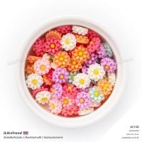 ราคา ดอกไม้ดินปั้นญี่ปุ่น รูปดอกไม้หลายแบบ โทนสีพาสเทล l CY (17588187329)