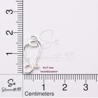 ราคา ตะขอตัวเอ็ม เอส เงินแท้ 92 5 ตะขอสร้อยคอ สร้อยข้อมือ สร้อยเลส ตะขอห้อยพระเครื่อง (16836501352)