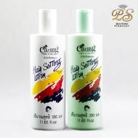 ราคา แคริ่ง แฮร์เซ็ทติ้ง โลชั่น น้ำมันเซ็ทผม 350 มล น้ำมันจับลอนผม Caring hair setting lotion (11133910250)