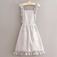 ราคา JJT ผ้ากันเปื้อนลูกไม้สำหรับทำอาหารที่น่ารักแนวเจ้าหญิงกันน้ำสำหรับใช้ทำงานชานมห้องครัวร้านทำเล็บทนต่อการสึกหรอ (20117851786)