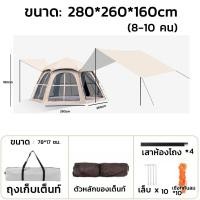 ราคา LiDi เต็นท์ เต้นท์แคมปิ้ง เต็นท์สนาม เต้นท์กางอัตโนมัติ เต้นครอบครัว เต้นท์นอน3 4คน 5 8คนประตู 2 ด้าน หน้าต่าง 2 ด้าน (21030723596)
