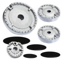 ราคา Cooker Hat Set Stove Lid Upgraded Oven Gas Hob Burner Crown Flame Cap Gas Burner Flame Cap Fits Most Gas Stove Burners (20405438632)