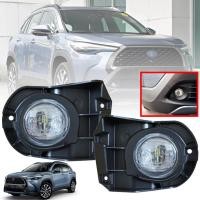 ราคา ไฟตัดหมอก ไฟสปอร์ตไลท์ LED รุ่น โตโยต้า ครอส TOYOTA CROSS ปี 2020 สีดำ พร้อมครอบ และชุดสายไฟ (5460086941)