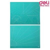ราคา Deli แผ่นรองตัดกระดาษ สีเขียว แบบสองด้าน PVC ขนาด A2 605 x 455mm Cutting Mat PVC A2 78402 อุปกรณ์สำนักงาน แผ่นรองตัด (7916023977)