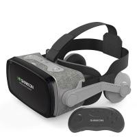 ราคา Shinecon แว่นตา3D เสมือนจริงกล่อง Google VR พร้อมตัวควบคุม VR Daydream (15088729504)