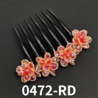 ราคา Korean style new hair accessories sweet lady hair comb with diamonds (18233561999)