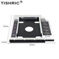 ราคา TISHRIC อลูมิเนียม2nd Second Hdd Caddy 9 5Mm 12 7Mm Optibay SATA 3 0 2 5 SSD DVD CD ROM Enclosure Adapter hard Disk Drive Case (21170657826)