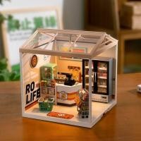 ราคา Robotime Super Creator House DIY บ้านตุ๊กตาพลาสติกจิ๋วสำหรับผู้ใหญ่ชุดประกอบโมเดลอาคารเด็กสาววัยรุ่นตกแต่งห้องผู้หญิง (18837596294)