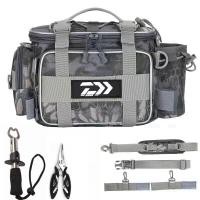 ราคา Fishing Bag กระเป๋าตกปลากระเป๋าตกปลาขนาดใหญ่กระเป๋าช่วยตกปลามัลติฟังก์ชั่น ใช้สำหรับคันเบ็ด สายตกปลา เหยื่อตกปลา คีม คอนโทรลเลอร์ สายตกปลา (21251838322)