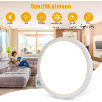 ราคา ไฟโคมเพดาน ไฟเพดาน led ไฟ แต่งห้อง ไฟห้องนอน ห้องนั่งเล่น ห้องนอน วงกลม ไฟโคม (21089406797)