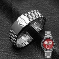 ราคา 2023 Original Gelang jam tangan baja tahan karat Solid gelang 20MM 22MM untuk FORMULA 1 MONACO AQUARACER gelang jam tangan pria (20142914017)