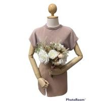 ราคา ป้ายแท้ My top เสื้ออัด พลีทคอปีน ทรงแขนล้ำ H22 CARDIGAN NISTA (19676613187)