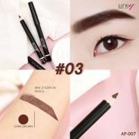 ราคา 1โหล AP 007 แอชลี่ย์ ดินสอเขียนคิ้ว ดินสอเขียนขอบตา อายไลเนอร์ แท่งสั้น ASHLEY MINI EYEBROW PENCIL (18446071696)