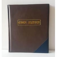 ราคา สมุดสะสมเหรียญ สมุดใส่เหรียญ อัลบัมเก็บเหรียญ ปกหนังอย่างดี แข็งแรง ใส่ได้ 160 เหรียญ ส่งเร็วส่่งจากไทย (854476496)