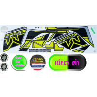 ราคา สติ๊กเกอร์ M SLAZ ปี 2017 รุ่น 2 สติ๊กเกอร์มอไซค์ YAMAHA M SLAZ ปี 2017 รุ่น 2 สีสวย สีสด สีไม่เพี้ยน (7875663428)