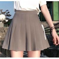 ราคา Kiyomi เอวสูงเซ็กซี่กระโปรงสั้นกระโปรงเทนนิสสีขาวรุ่นเกาหลีกอล์ฟจีบกระโปรงเอวรูปตัว A สีทึบ XS 3XL (15591623782)
