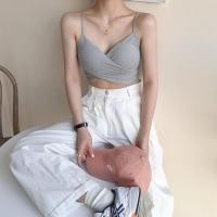 ราคา เสื้อสายเดี่ยว เสริมฟองน้ำเสื้อสายเดี่ยว แฟชั่น ทรงสวย มีฟองน้ำ (19241874541)