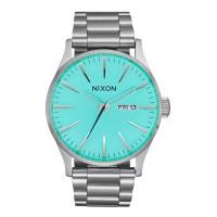 ราคา Nixon Sentry SS NXA3562084 00 นาฬิกาผู้ชาย Silver Turquoise (18853188788)