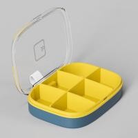 ราคา ecoco ตลับยาพกพา ตลับใส่ยา กล่องแบ่งยา กล่องใส่ยา แบบ 4 ช่อง 6 ช่อง กล่องยา ตลับยา กล่องยาขนาดพกพา ตลับใส่ยาพกพา มีฝาปิดมิดชิด มี 3 สี (7671319542)