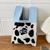 ราคา สายรุ้งลายถักกระเป๋าถือ กระเป๋าถือสไตล์ญี่ปุ่น Handmade Handbags กระเป๋าถือสุภาพสตรี กระเป๋าถือน่ารักถัก กระเป๋าถือสุภาพสตรีแบบสบาย ๆ กระเป๋าถือนำกลับมาใช้ใหม่ ถักกระเป๋าสะพาย Women Bag (19536616974)