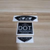 ราคา สติ๊กเกอร์ติดหมวกกันน็อค agv Pista GPRR Corsa Corsa GPR k1 k3 k3sv k5 k5s สติ๊กเกอร์ไซส์หมวกกันน็อค s m l xl xxl S M L XL XXL AGV PISTA GPR LOGO โลโก้ไซส์ made in italy DOT RR (15781954088)