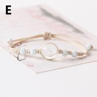 ราคา Zeyuandz กำไลข้อมือเชือกถักลายดอกไม้สำหรับผู้หญิงเครื่องประดับปรับได้สำหรับผู้หญิง1ชิ้น (19612139570)