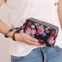 ราคา กระเป๋าโทรศัพท์ผ้าใบความจุขนาดใหญ่1ชิ้นกระเป๋าสตางค์ใบสั้นมีซิปสามชั้นใส่เหรียญกุญแจกระเป๋าเก็บบัตรของกระเป๋าเงินสำหรับผู้หญิงกระเป๋าเงินสตรีกระเป๋าพิมพ์ลาย (18213680826)