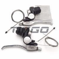 ราคา SHIMANO คันโยก SB C201 3X8ดัชนีความเร็ว RevoGripshift เบรค (18613039794)