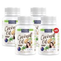 ราคา NBL Coconut Oil 1000 mg น้ำมันมะพร้าวสกัดเย็น 1000 มก 60 Capsules (17754751525)