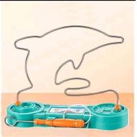 ราคา Babyskill เกมส์ขดลวดไฟฟ้า ลายโลมาเขียว ของเล่นฝึกสมาธิ ฝึกสมาธิ เกมส์ไฟฟ้าลอดห่วง เกมส์ฝึกสมาธิ การใช้กล้าเนื้อมือ ข้อมือและสายตา ฝึกความนิ่ง เสริมทักษะ สร้างสมาธิ ฝึกสมาธิ ของเล่นเสริมพัฒนาการเด็ก เก