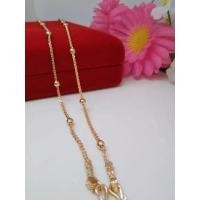 ราคา สร้อยคอนาคหนัก1 2สลึงลายคตกิตคั่นเม็ดมะยมยาว23นิ้วสวมคอได้ (10403193706)