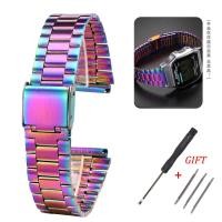 ราคา สร้อยข้อมือเหล็กเปลี่ยนสายนาฬิกาโลหะสไตล์วินเทจสำหรับ Casio SGW400 F91W F84 F105 F108 A158 A168 AE1300 AE1200 (20008649946)