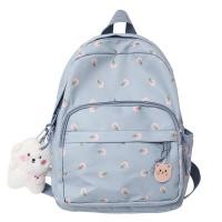 ราคา A056 12 นิ้ว กระเป๋าเป้ ใบเล็ก ลายดอกไม้ สไตล์มินิมอล สวยสุดๆ (20612109351)