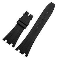 ราคา Original high quality สายนาฬิกาซิลิโคนสำหรับ Audemars และ Piguet Royal Oak Offshore AP15400 26470 15703 15710 อุปกรณ์เสริมสายนาฬิกาสำหรับผู้ชายยาง 28m (19868280429)