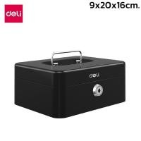 ราคา กล่องเหล็กเก็บเงิน เซฟนิรภัยแบบพกพา เซฟหิ้ว กล่องเซฟ กล่องใส่เงิน มีกุญแจล็อค สำหรับเก็บเงิน ทอง เครื่องประดับ ขนาด9x20x16 ซม Seabuy (19392263025)