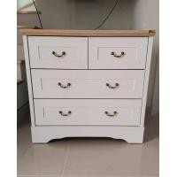 ราคา ตู้เอนกประสงค์ HAVANA 80 Cm MODEL DW 8001 ดีไซน์สวยหรู สไตล์วินเทจ 4 ลิ้นชัก สินค้ายอดนิยม แข็งแรงทนทาน ขนาด 80x43x76 5 Cm (20510055486)