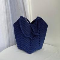 ราคา Granny bag กระเป๋าถักเชือกร่ม สะพายข้าง ไซร์ L (14786100357)