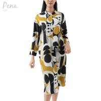 ราคา Pena house ชุดเดรสเชิ๊ต คอจีน แขนยาว PODL122301 (21231221801)