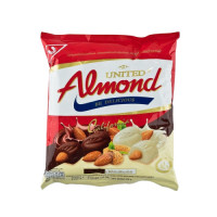 ราคา United Almond ยูไนเต็ด อัลมอนด์ เคลือบช็อกโกแลต และไวท์ช็อกโกแลต 220 กรัม (9851951407)