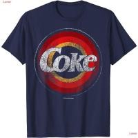 ราคา เสื้อยืดคอกลมLuner เสื้อยืดยอดนิยม Coca Cola Vintage Retro Bullseye Coke Logo Graphic T Shirt Mens Womens T shirts S 5XL (18603106772)